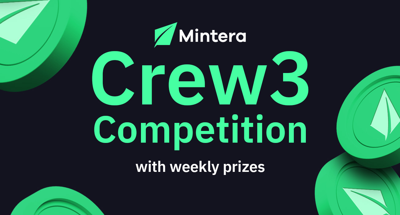 Mintera Launches Crew3 Competition With Weekly MNTE Rewards
